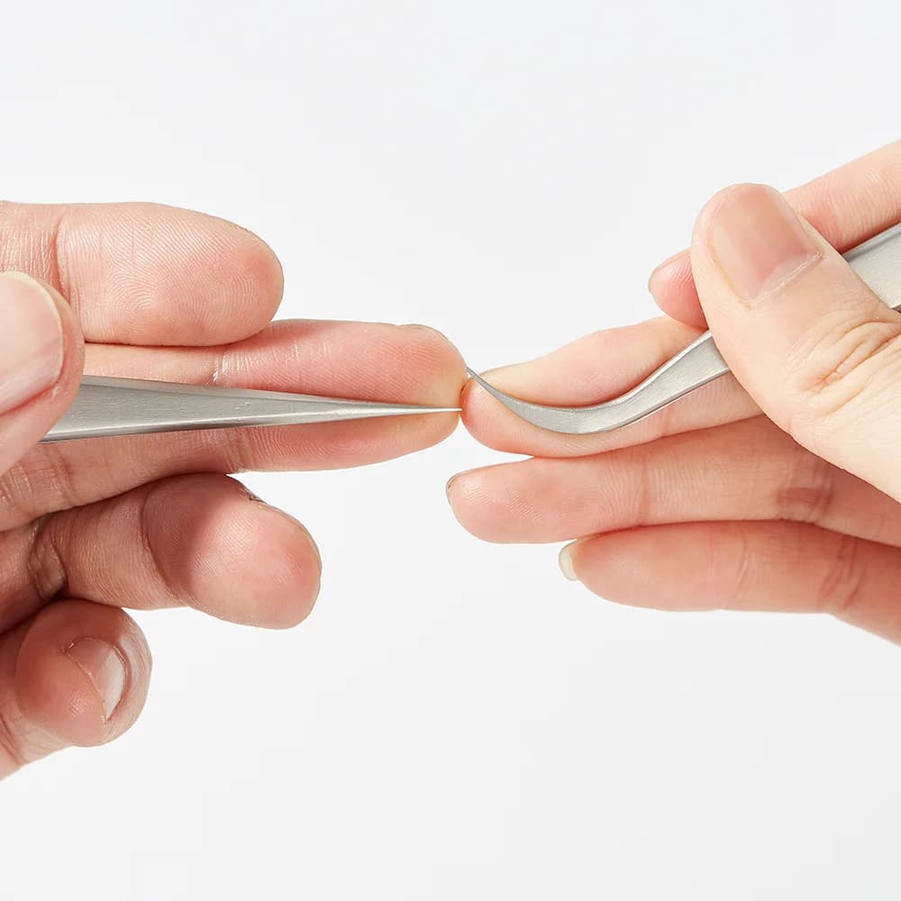 Pinces à cils professionnelles de précision ultra-fine