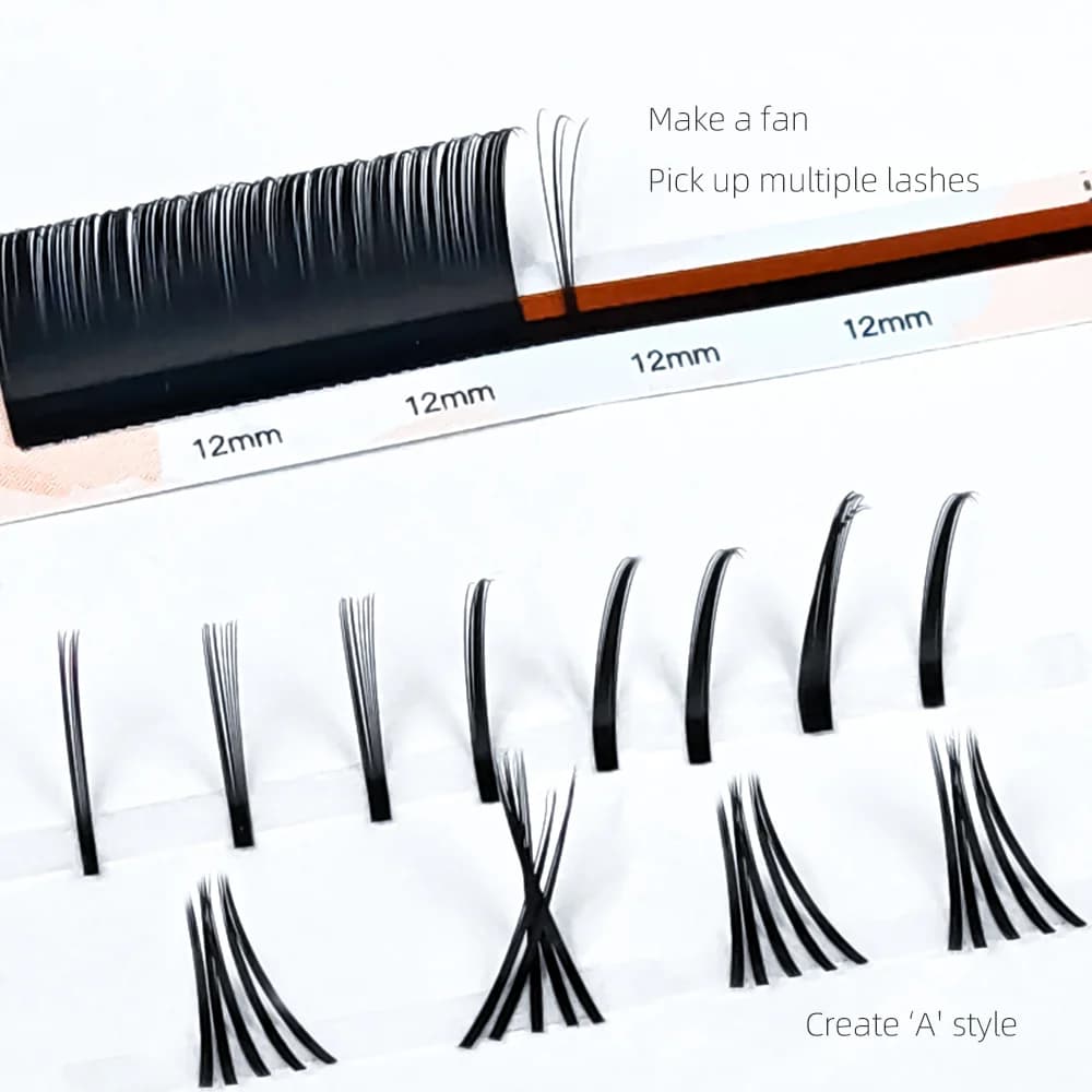 Extensions de cils individuels Camellia Bloom - Aspect naturel et doux