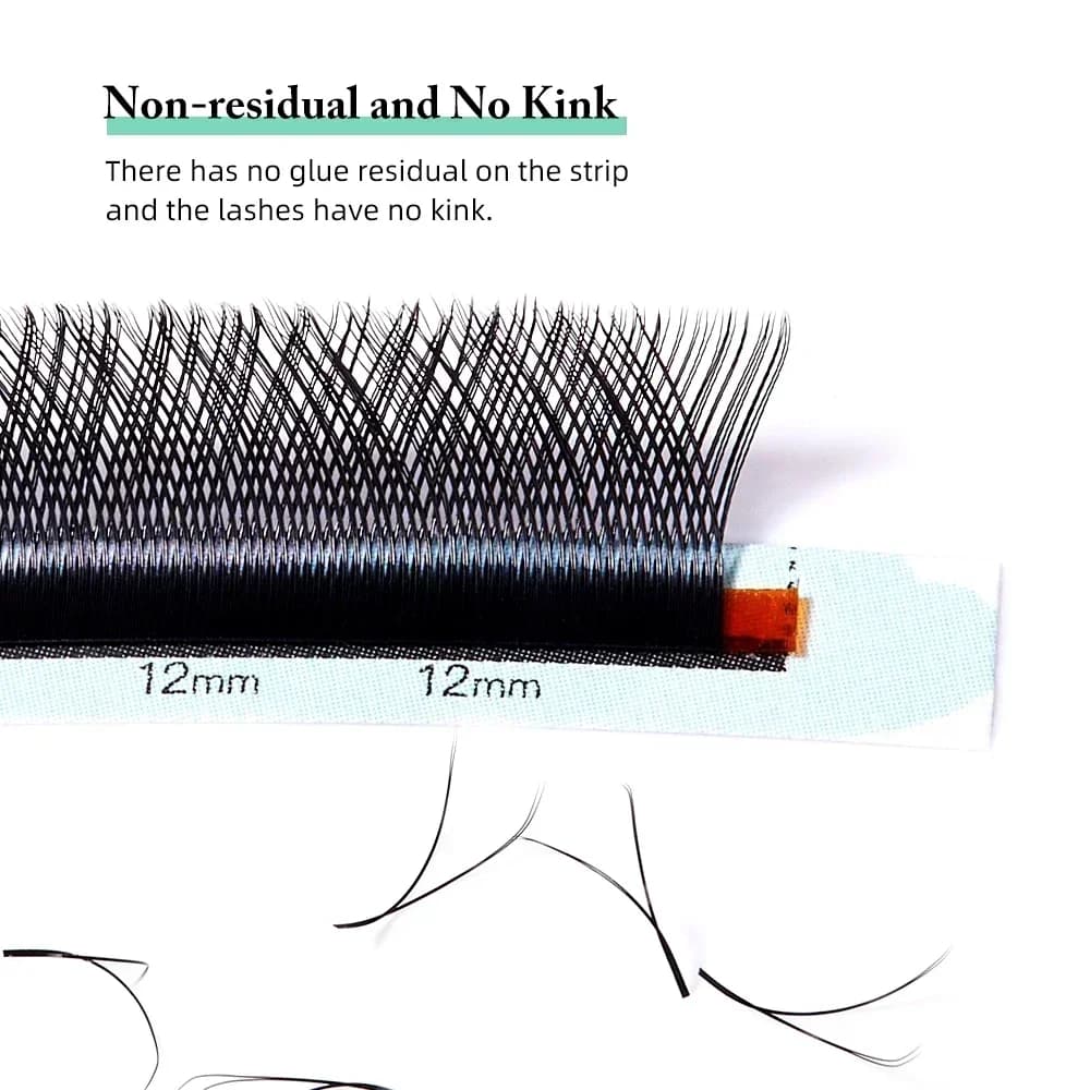 Extensions de cils volumineux brésiliens doux