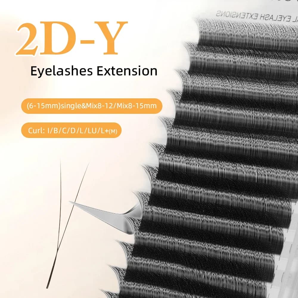 Éventails préformés 2D Y et YY (simple/double pointe)