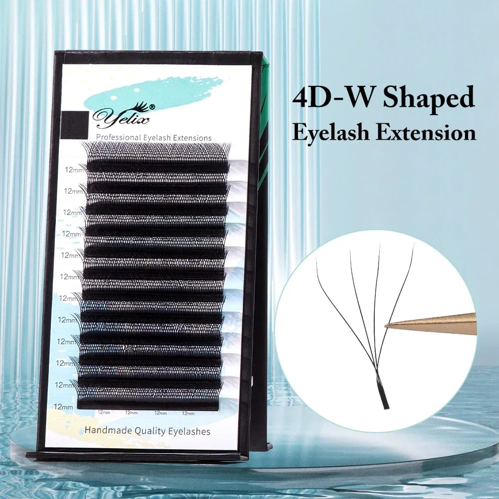Éventails préformés 4D en forme W Courbure D 0.07mm