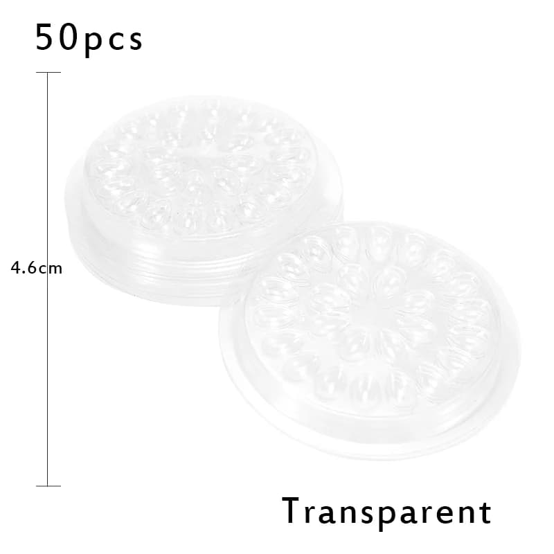 Porte-colle en plastique forme fleur pour extensions de cils