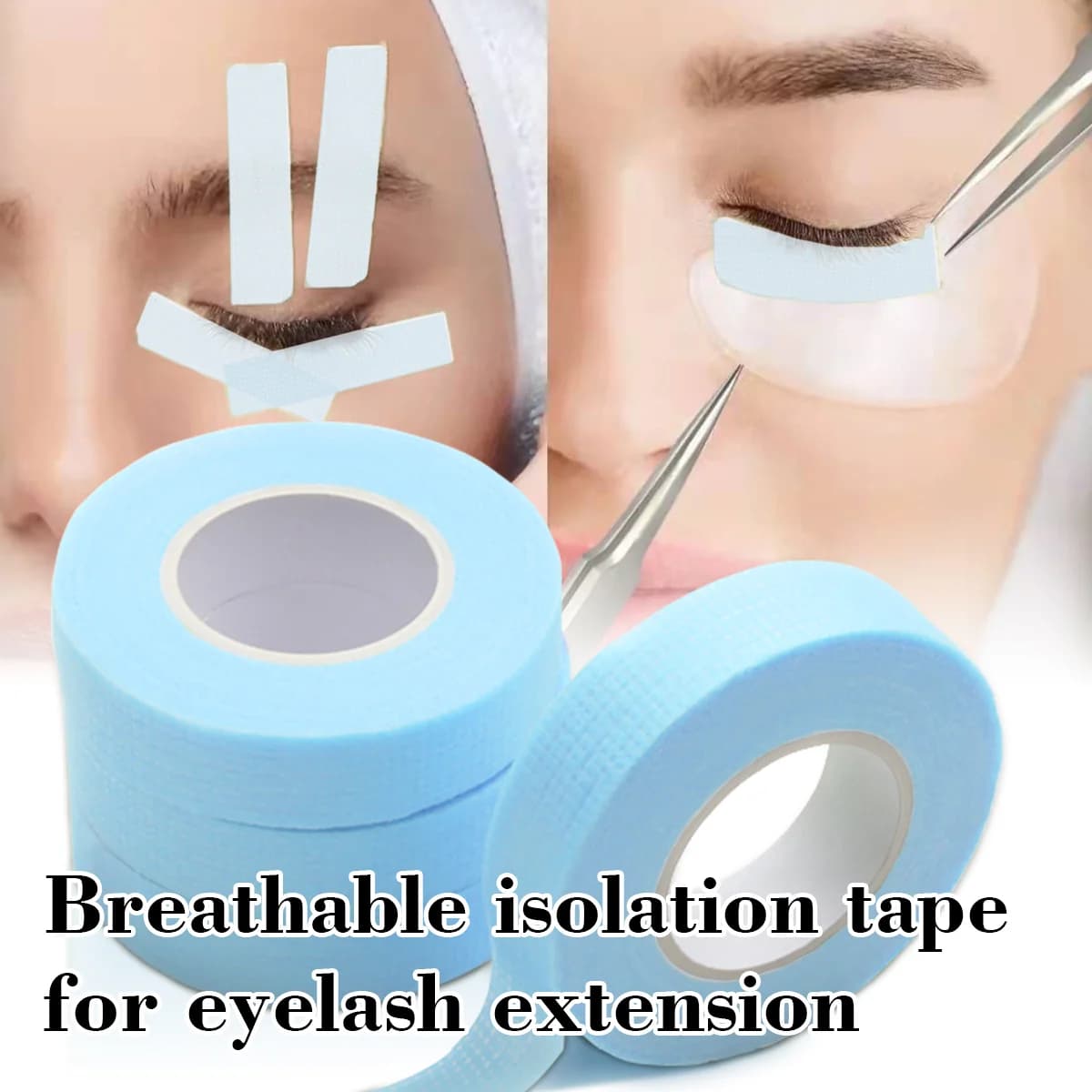 Ruban microporeux pour extensions et rehaussement de cils