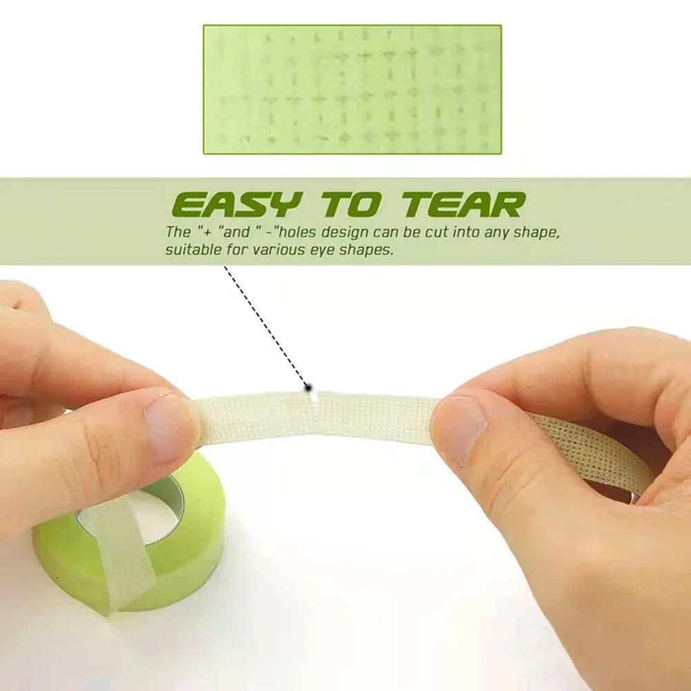 Ruban microporeux pour extensions et rehaussement de cils