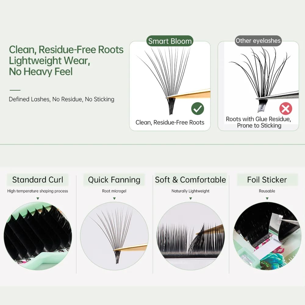 Cils Volume Easy Fan Smart Bloom Racine Sans Couture
