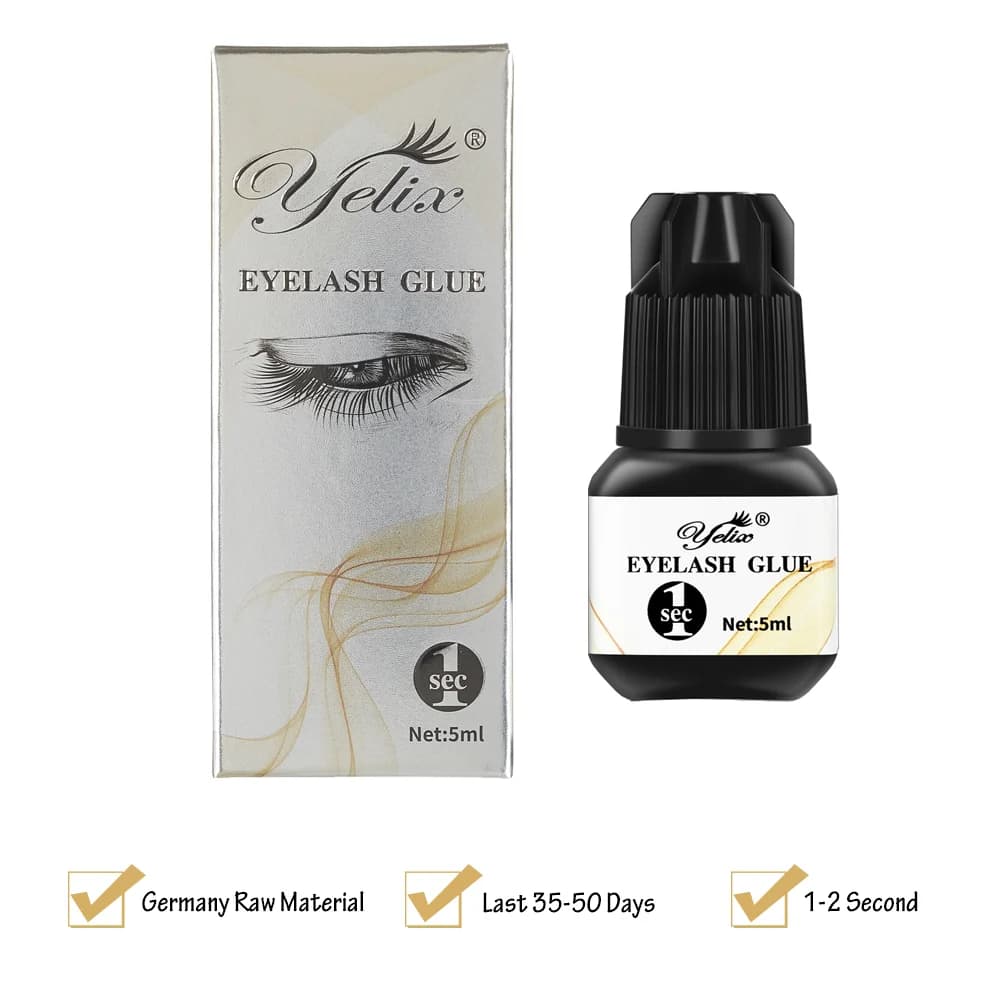 Colle Professionnelle pour Extensions de Cils 5ml - Pack de 3