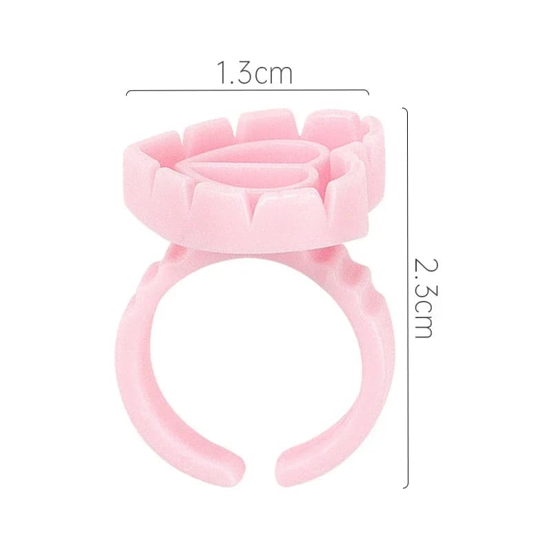 Porte-colles jetables pour extensions de cils - Lot de 100