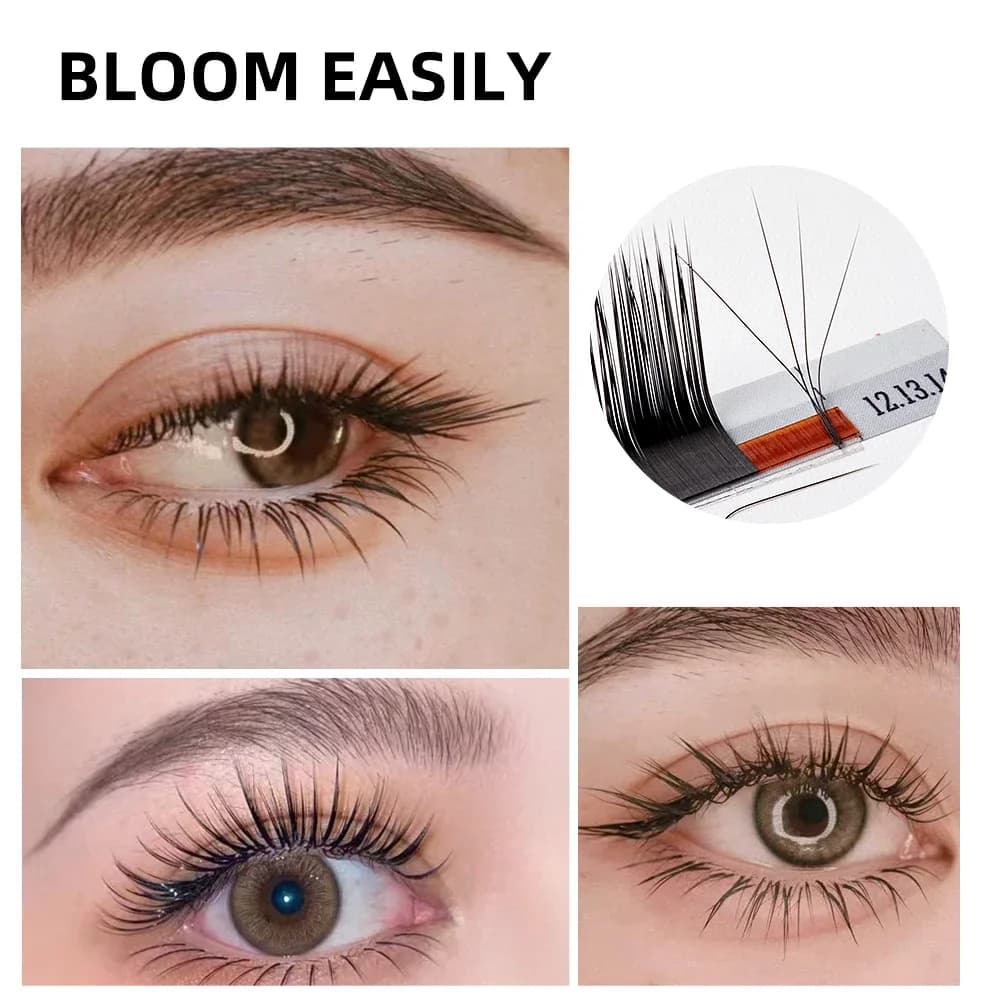 Extensions de cils individuels Camellia volume fluffy