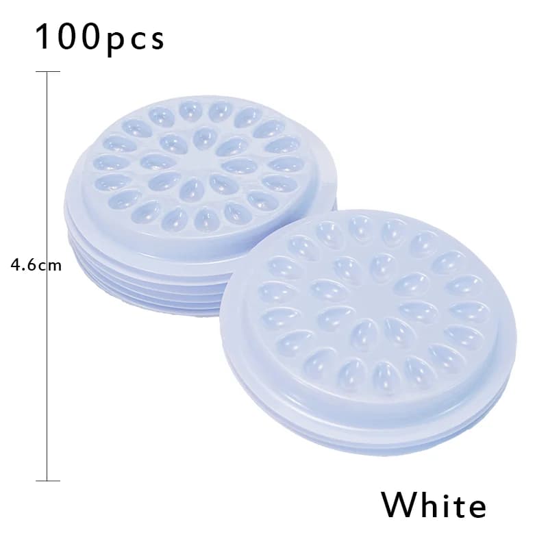 Porte-colle en plastique forme fleur pour extensions de cils