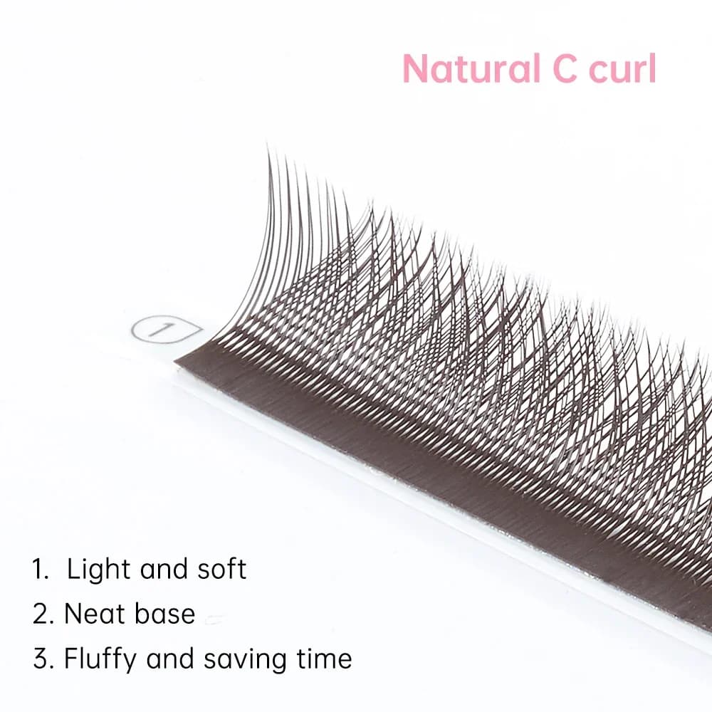 Cils individuels Y Brown 0.05mm C Curl