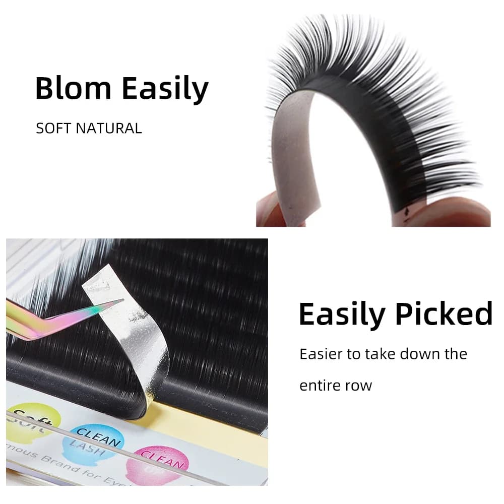 Extensions de cils individuels Camellia volume fluffy