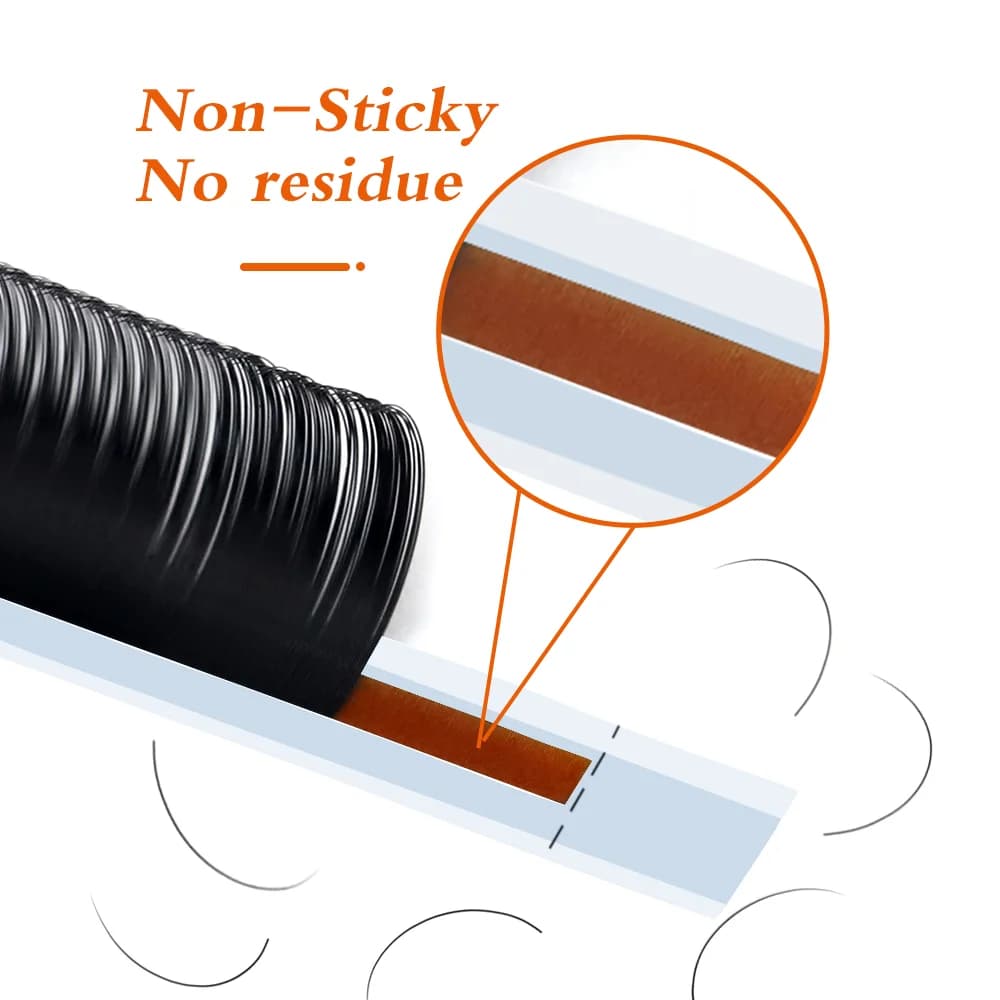 Extensions de cils individuels en soie pour volume russe