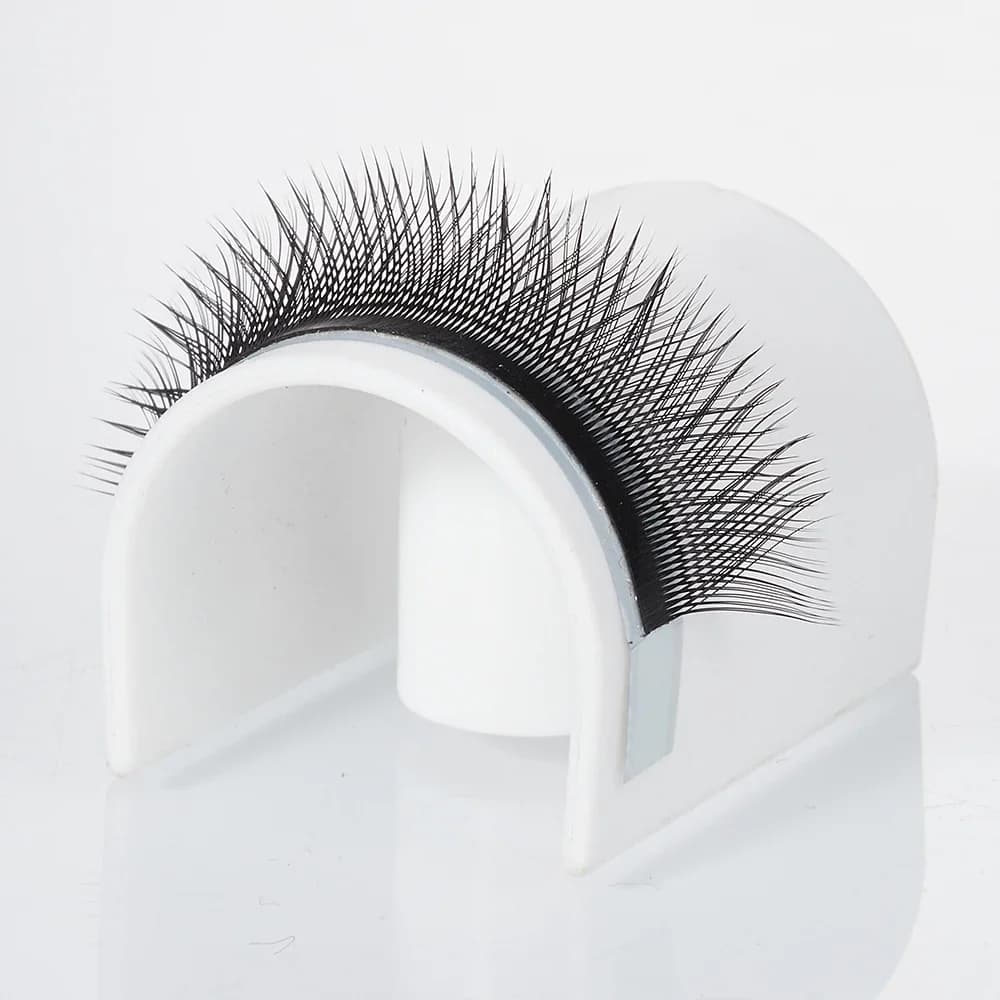 Extensions de cils éventails préfabriqués en forme Y YY 0.05mm C Curl