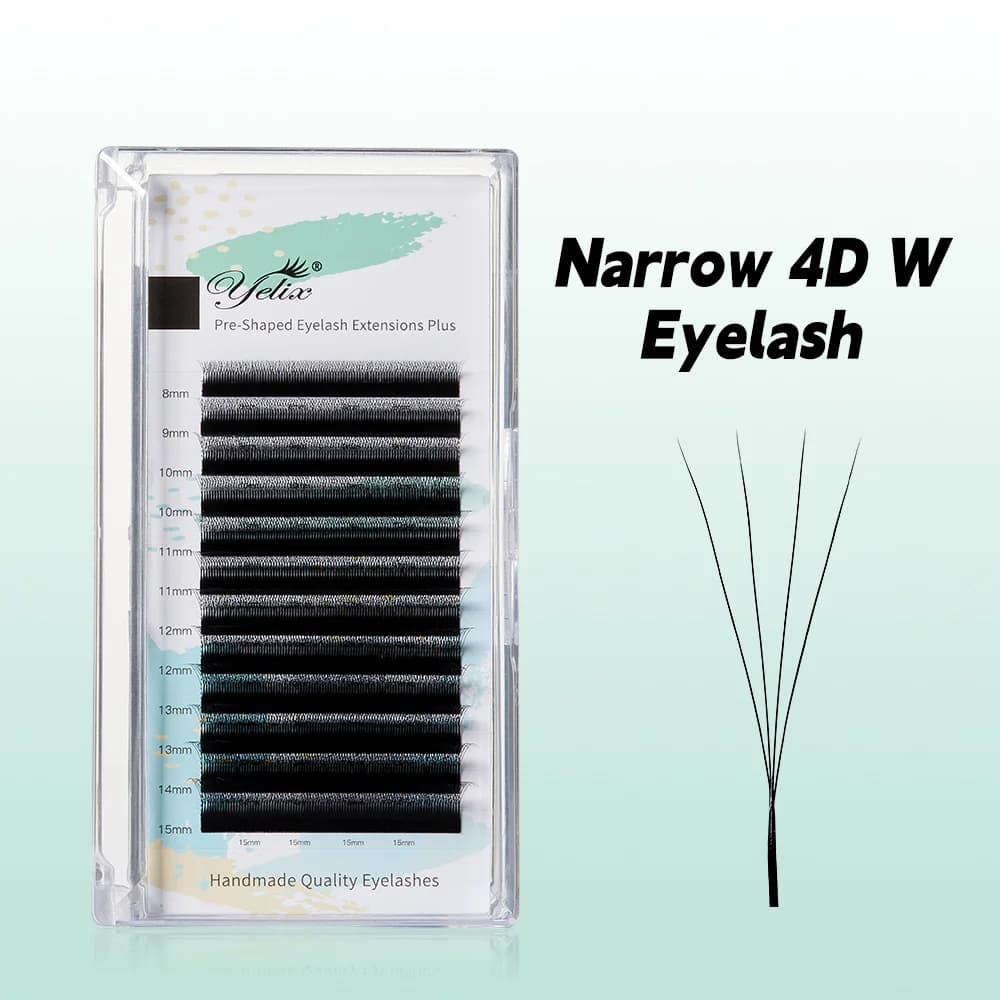 Cils volume en petit éventail V forme étroite 3D/4D/5D