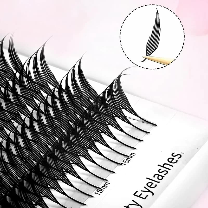 Cils individuels brésiliens forme plume Spire