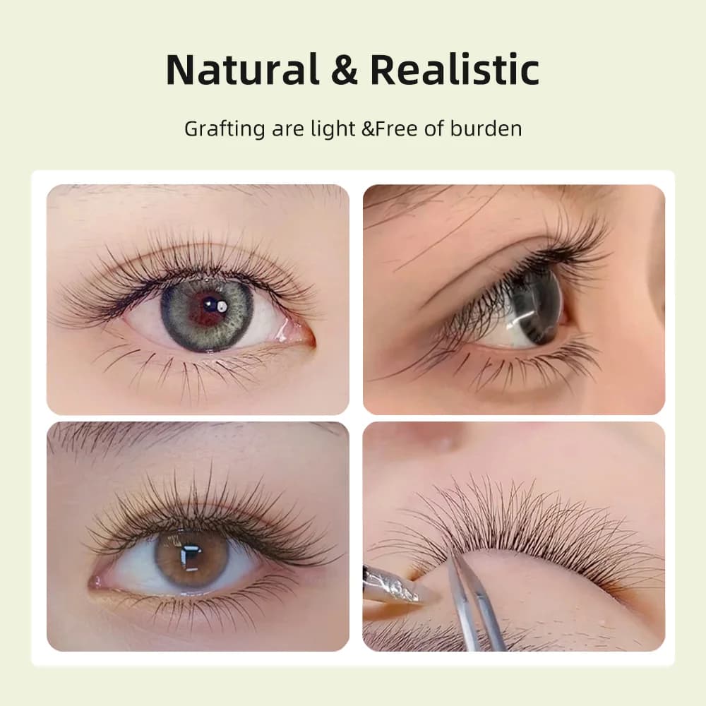 Cils en éventail préformés Fox Y Shape B/C Curl Mix 8-13mm