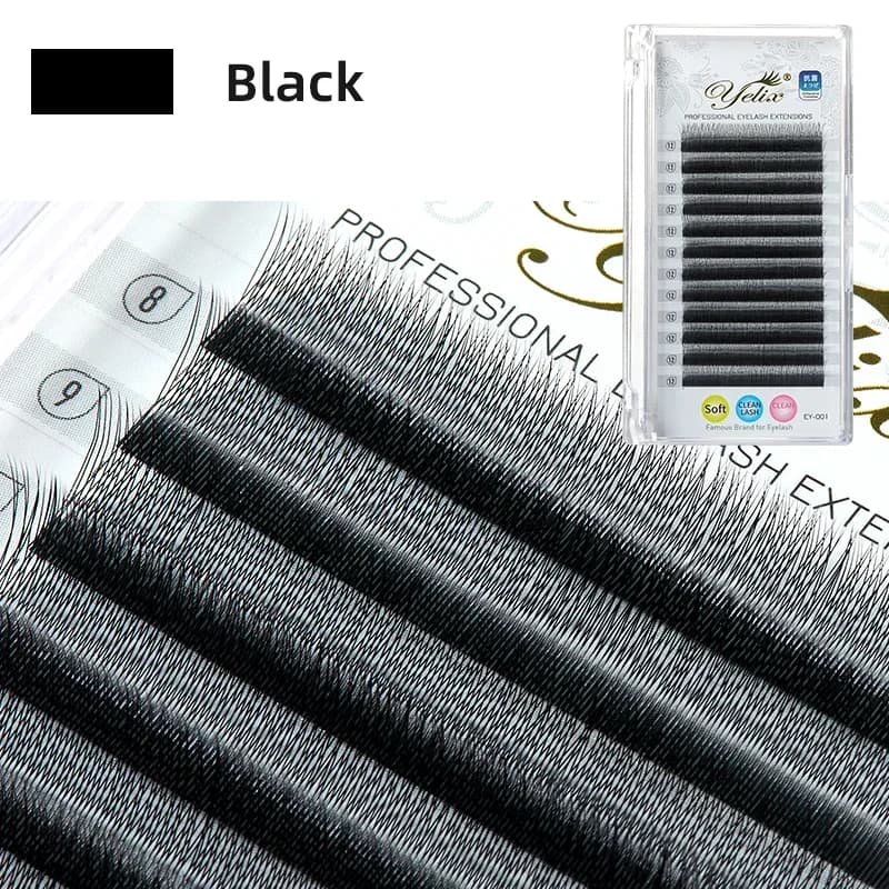 Cils Auto-Fan Premium 2D Forme Y - Marron Foncé