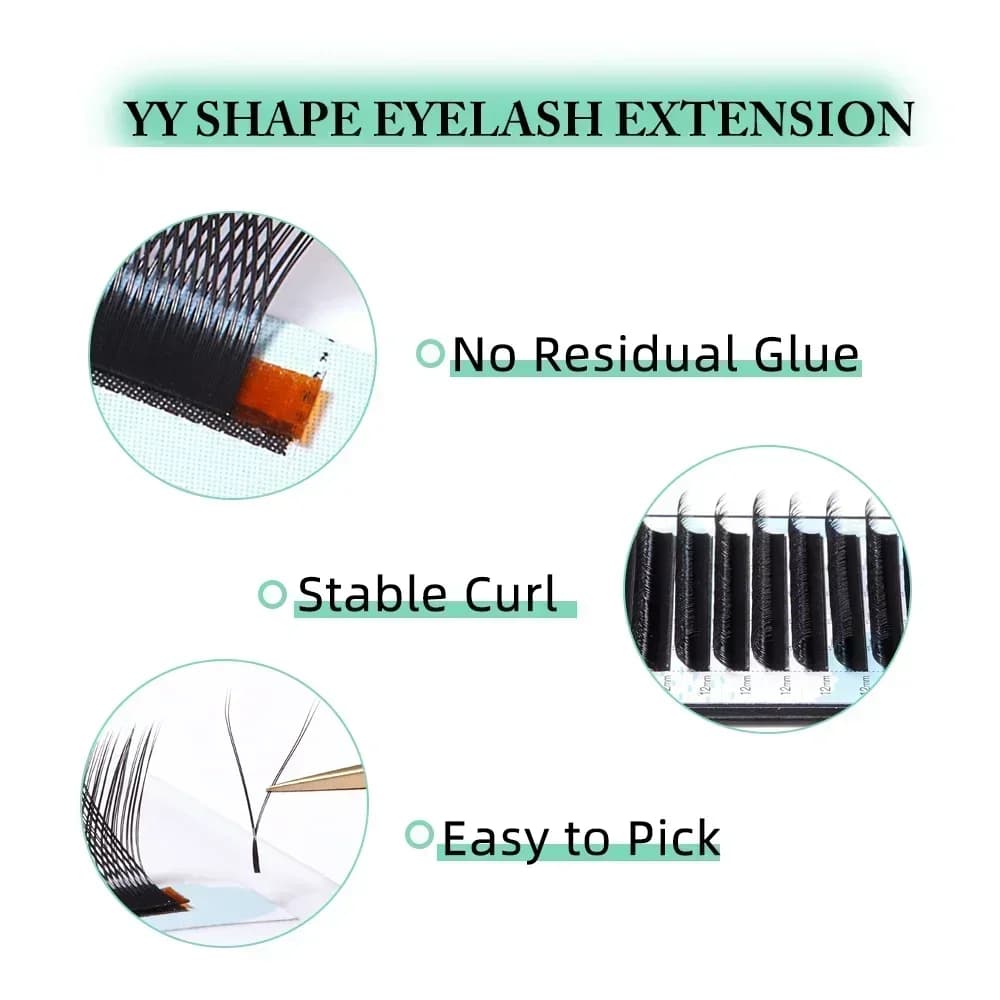 Extensions de cils volumineux brésiliens doux