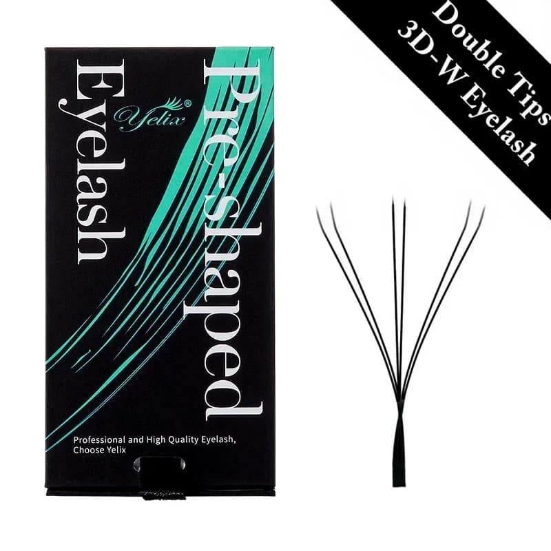 Éventails préformés 4D en forme W Courbure D 0.07mm