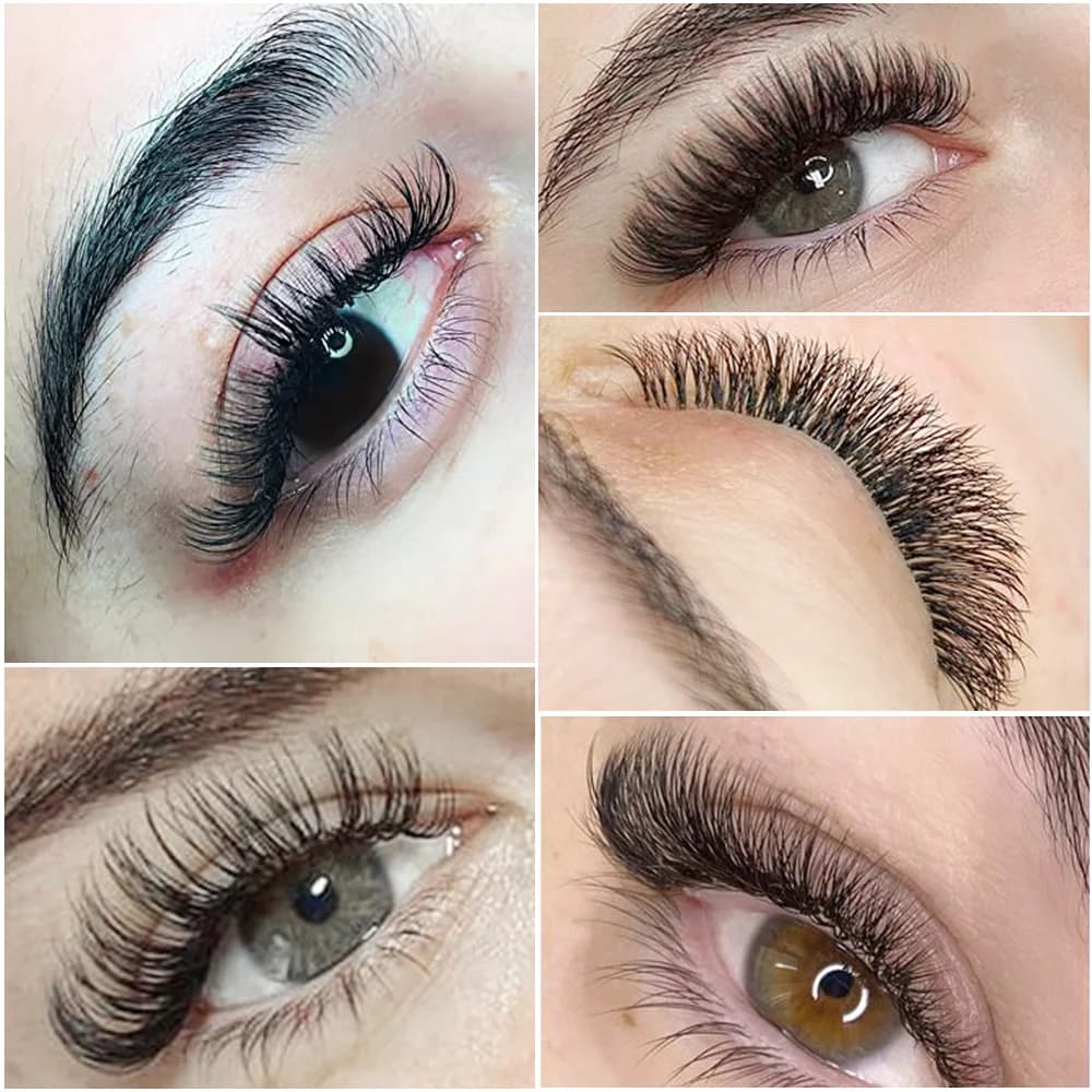 Extensions de cils volume classique mat, courbure D+, 7-16mm