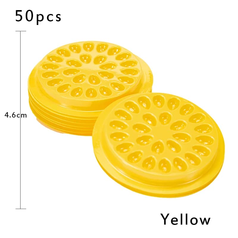 Porte-colle en plastique forme fleur pour extensions de cils