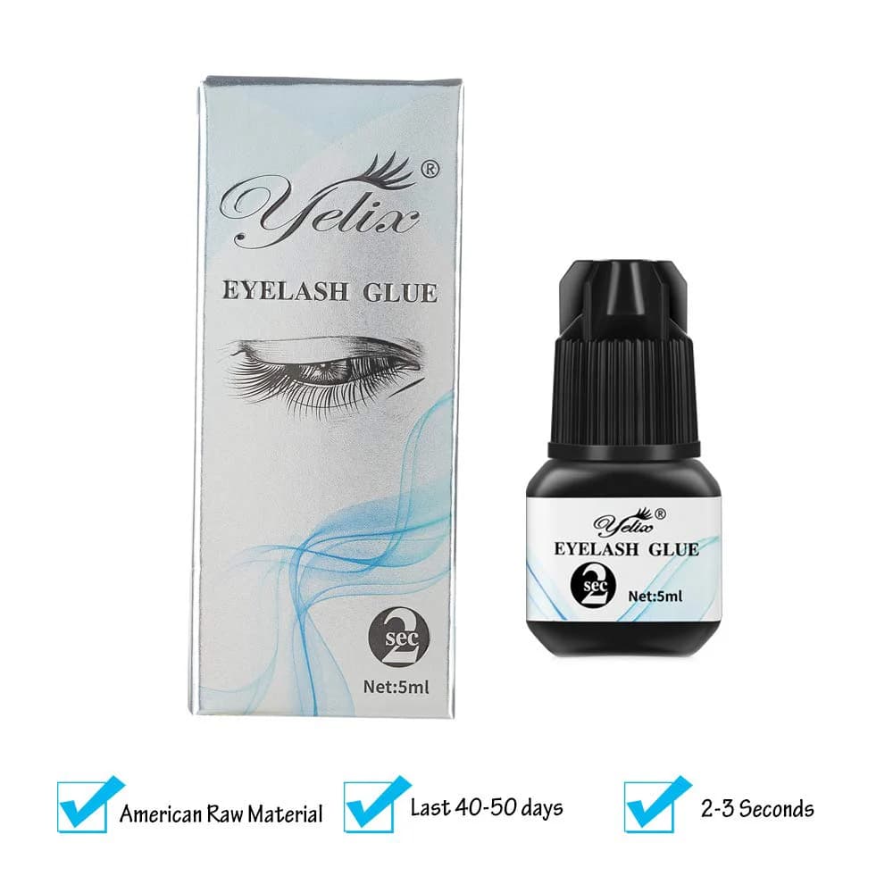 Colle Professionnelle pour Extensions de Cils 5ml - Pack de 3