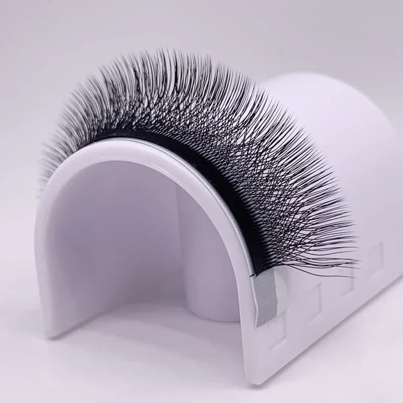Extensions de cils éventails préfabriqués 5D forme W à floraison automatique