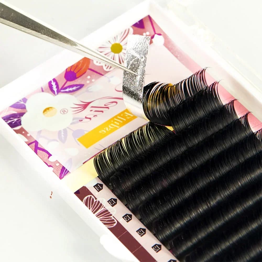 Extensions de cils Flat Split Tip Ellipse 6-19mm 0.15-0.2mm